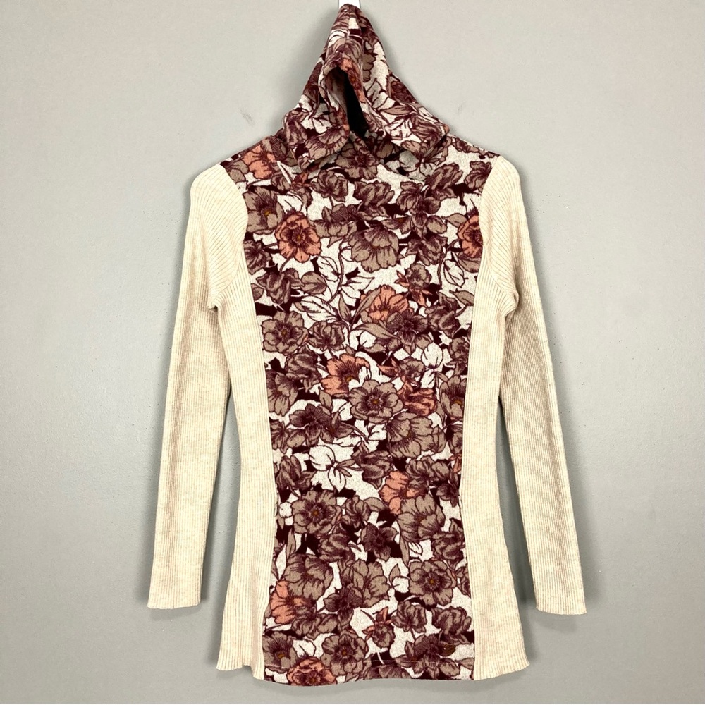 Royal Robbins Table Mountain Hooded Pullover Women’s Size XS Pockets Cozy Floral